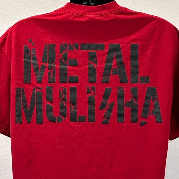 Vintage Y2Ks Metal Mulisha T Shirt Biker Supercross MMA Motocross Red XL X-Large - Picture 5 of 9